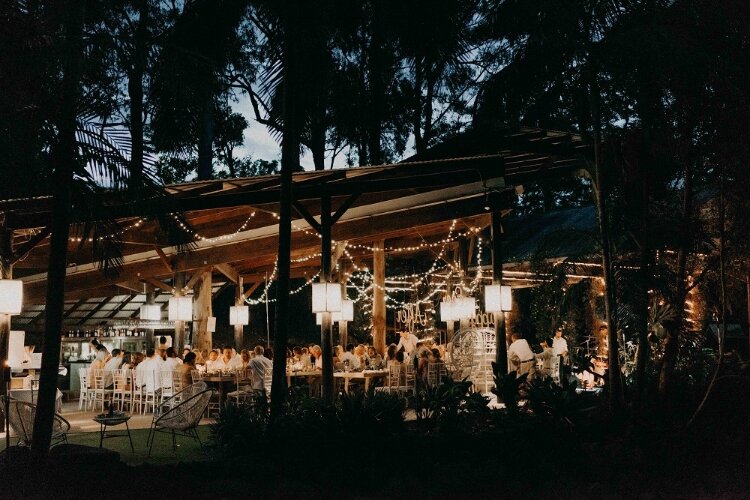 Barn wedding space Cedar Creek Lodges