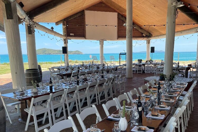 Beach wedding location Great Keppel Island