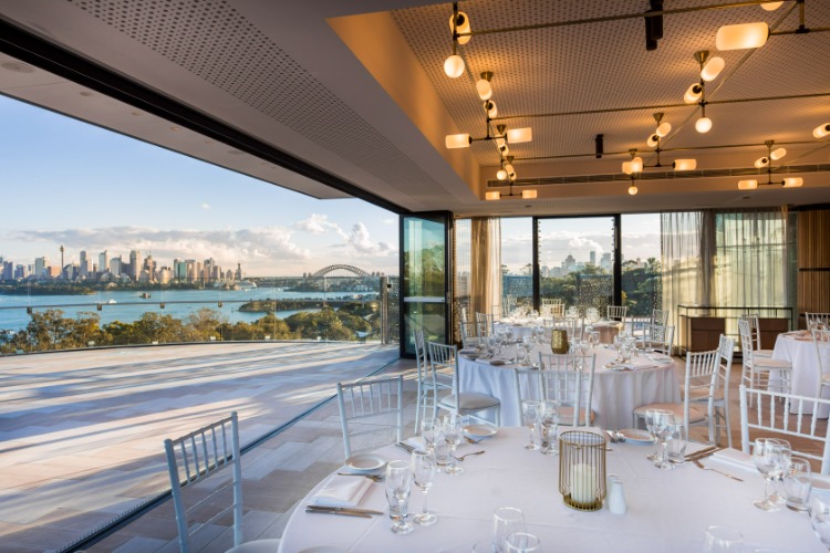 Beachside wedding location at Taronga Zoo on Sydney Harbour