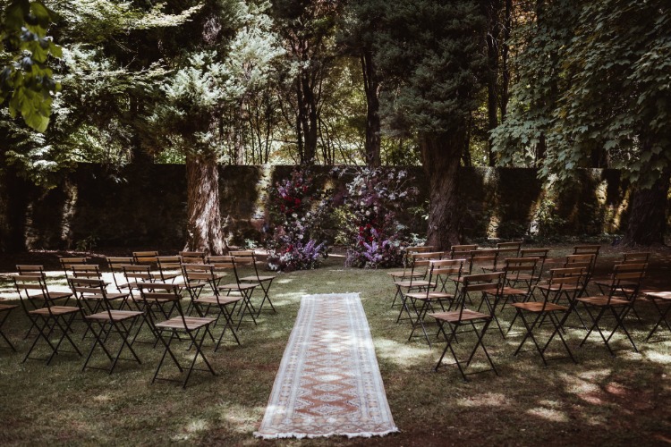 Blue Mountains ceremony venue at private gardens in Mount Wilson
