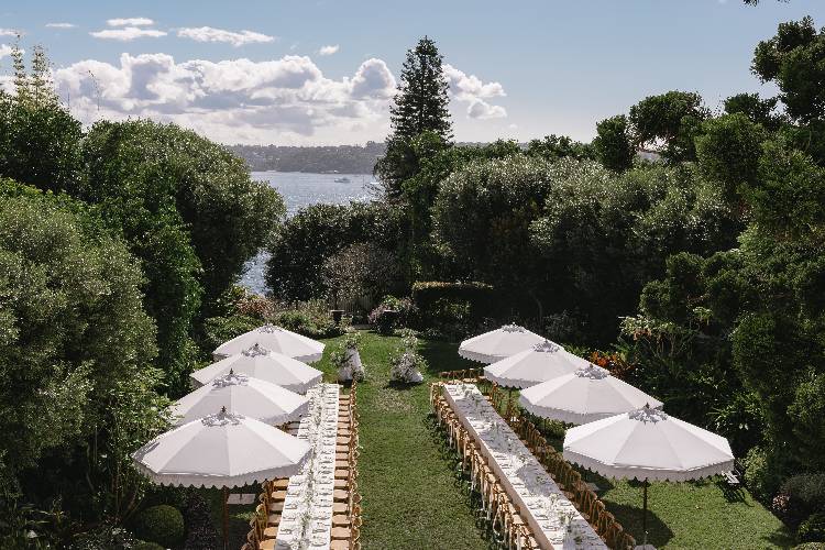 Budget wedding venue for outdoor receptions on Sydney Harbour