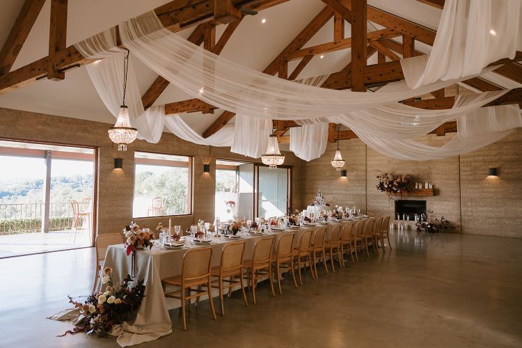 Unique Byron Bay wedding venue built with rammed earth