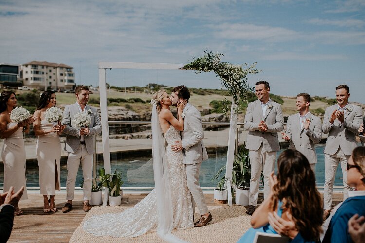 Cheap wedding ceremony space at Clovelly Beach Sydney