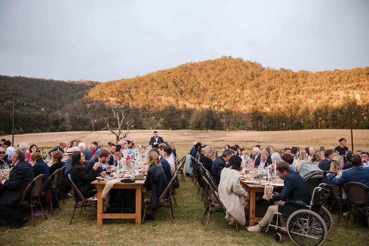 Country resort wedding venue near Sydney