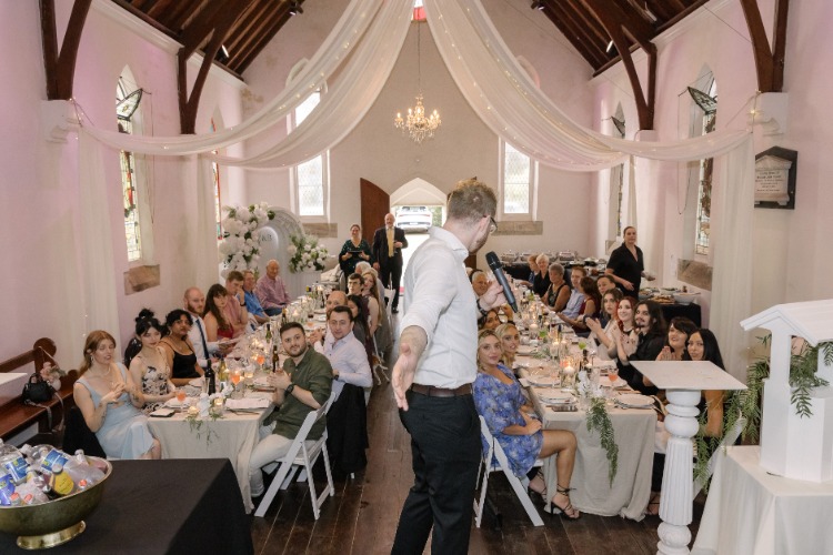 DIY wedding hall at Lords Estate