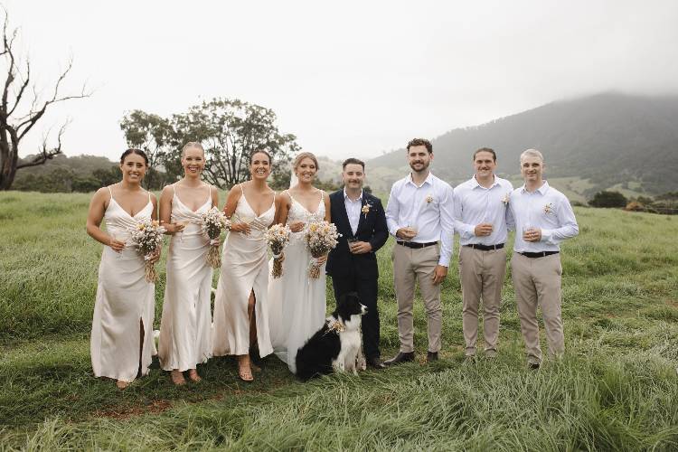 Dogs welcome wedding location in country Tilba Tilba