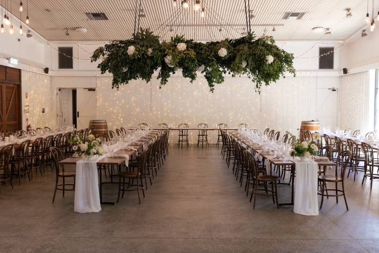 Elegant Byron Bay reception venue located near the beach at Casuarina