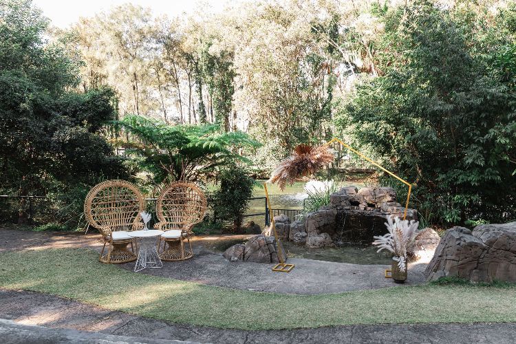 Waterfront elopement venue at Fleays on the Gold Coast