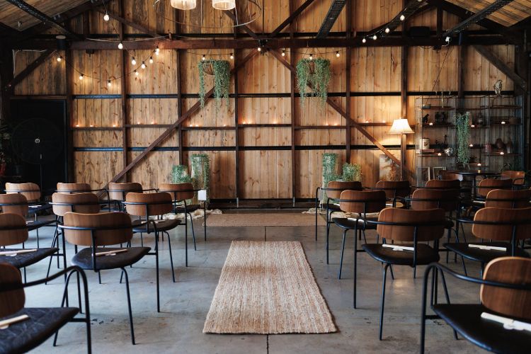 Elopement set up at The Black Brisbane