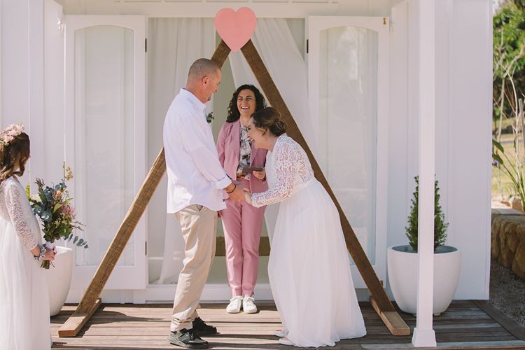 Elopement ceremony by Melissa Soncini Celebrant