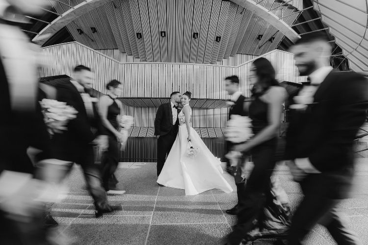 Creative fashion-forward wedding image by Splendid Photography Sydney