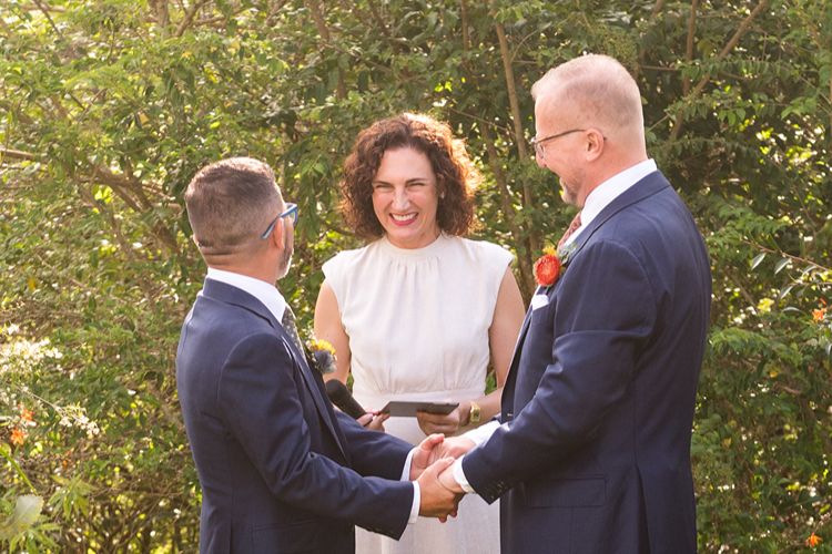 Gay wedding officiated by Melissa Soncini in Sydney