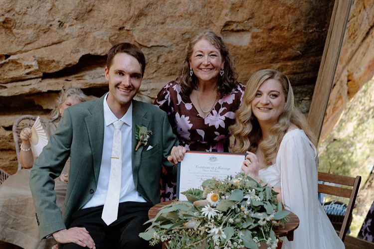 Hastily arranged wedding by Sharon in Brisbane QLD