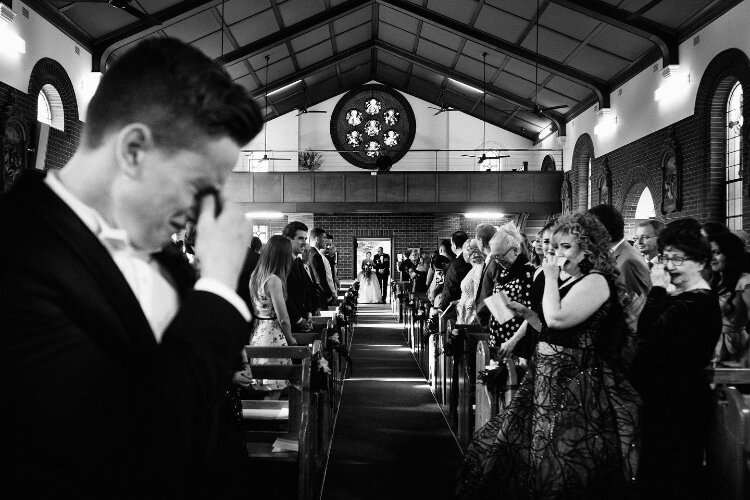 Henry Paul Black White wedding photography