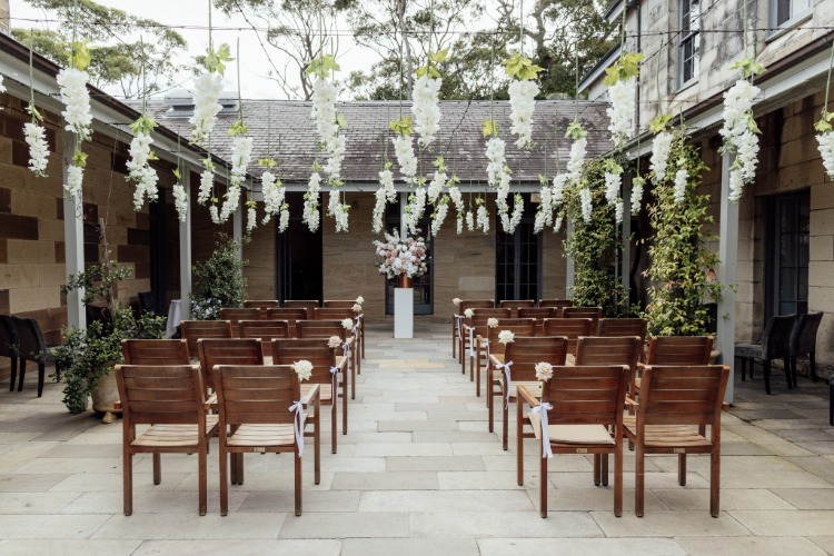 Heritage wedding venue at Gunners Barracks