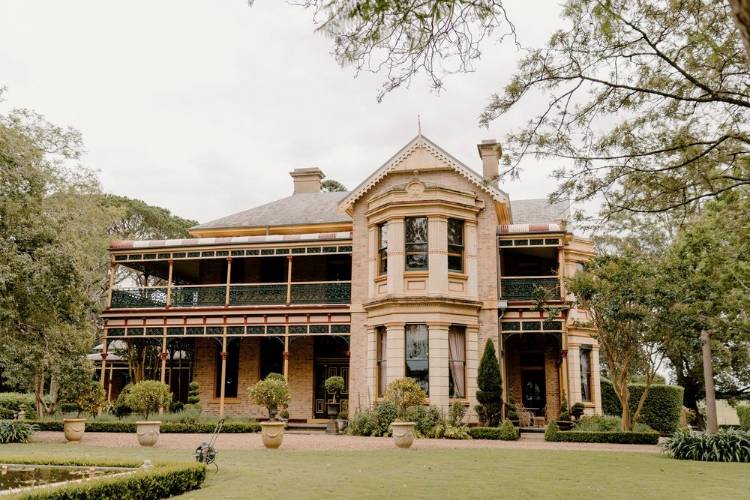 Historic wedding estate Anambah House