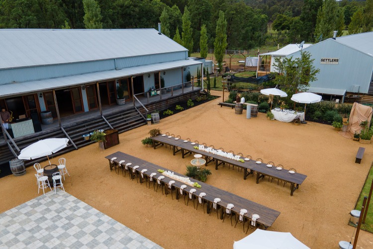Country wedding venue in the Hunter Valley region of Howes Valley
