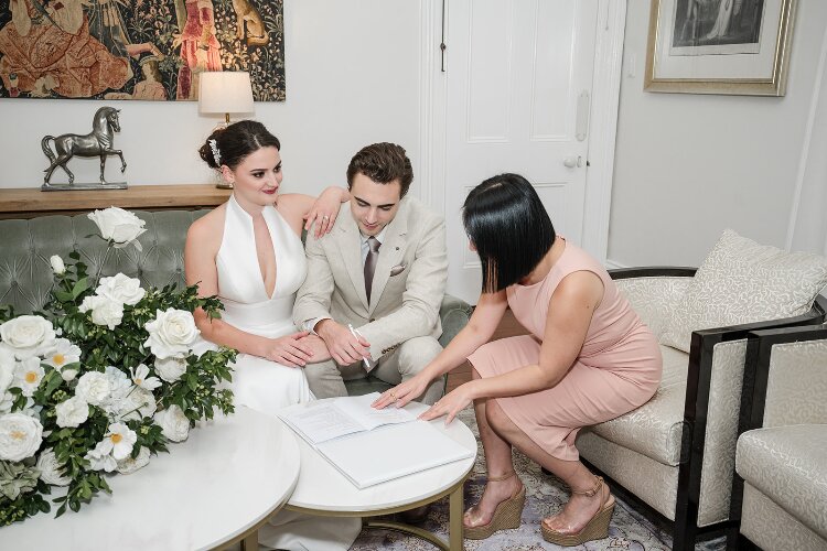Internal wedding ceremony venue at Lords Vicarage in Sydney
