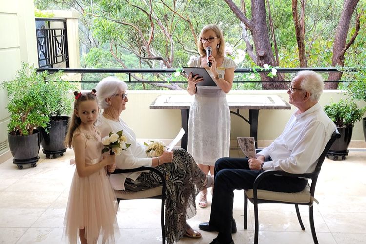 Just-The-Legals wedding by Celebrant Events on Sydney's North Shore