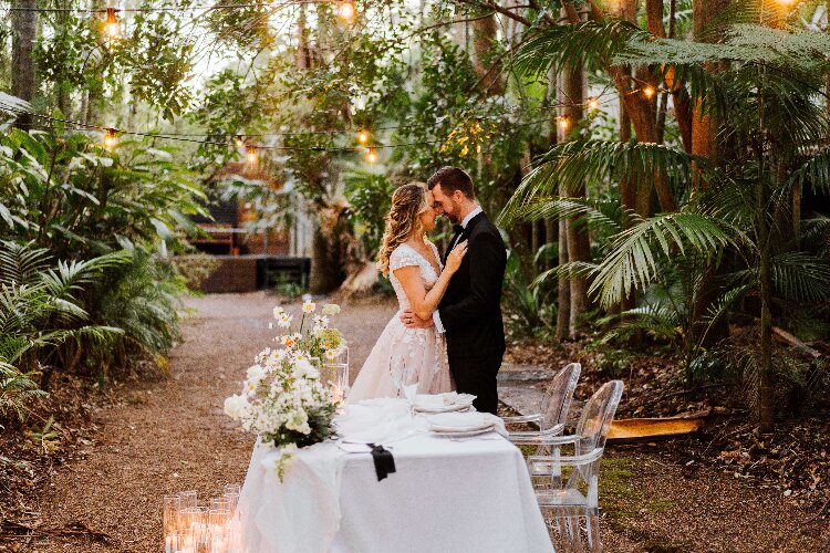 Leaves Fishes Rainforest Wedding Venue