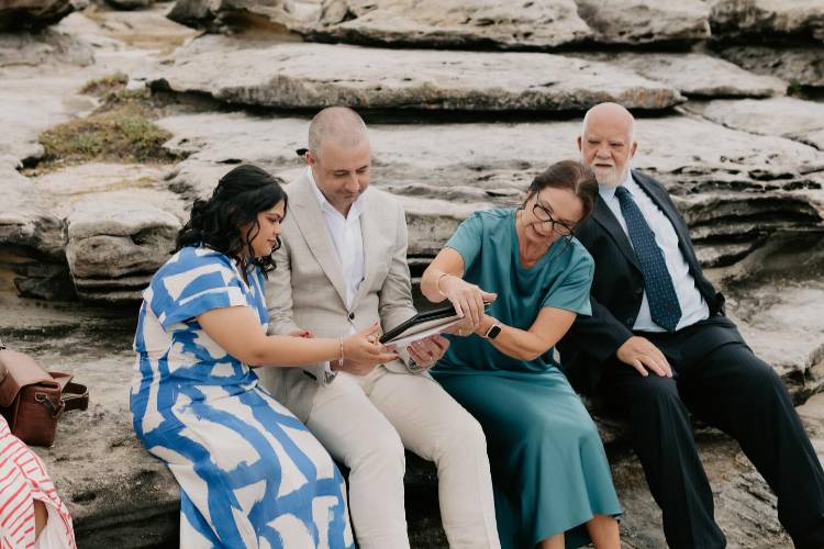 Legals only wedding in Maroubra by Vicky Frittman