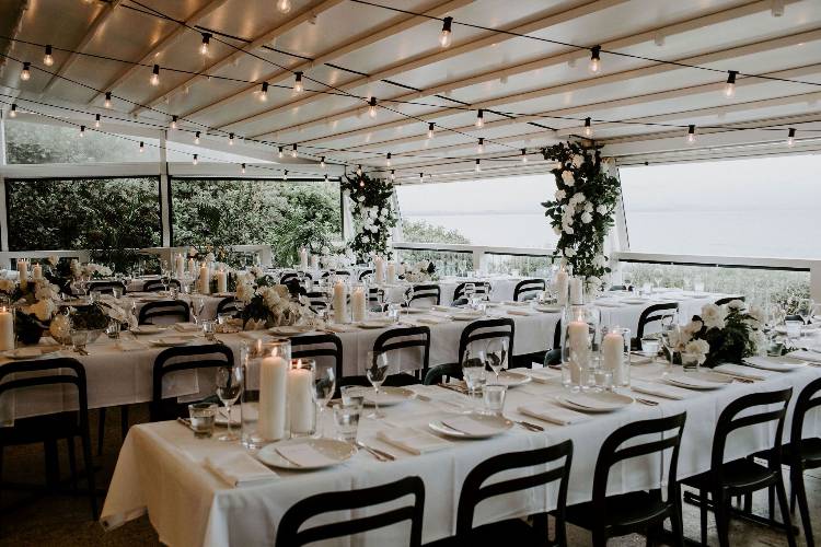 Luxury beach reception venue in Byron Bay