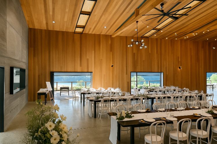 Luxury paddock to plate barn wedding venue at Stix Farm