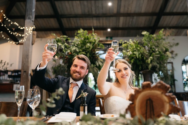 Melbourne wedding photo by Rick Liston captures Bride & Groom during reception