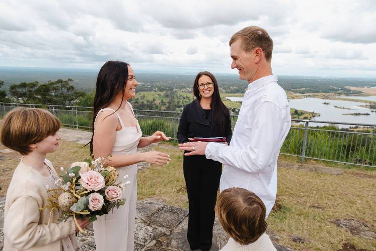 Mini marriage ceremony in Penrith by Elegant Hearts