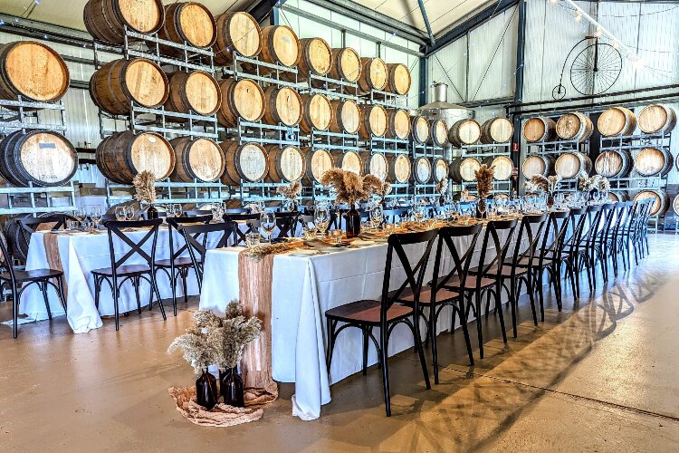 Mini wedding venue Fergusson Winery