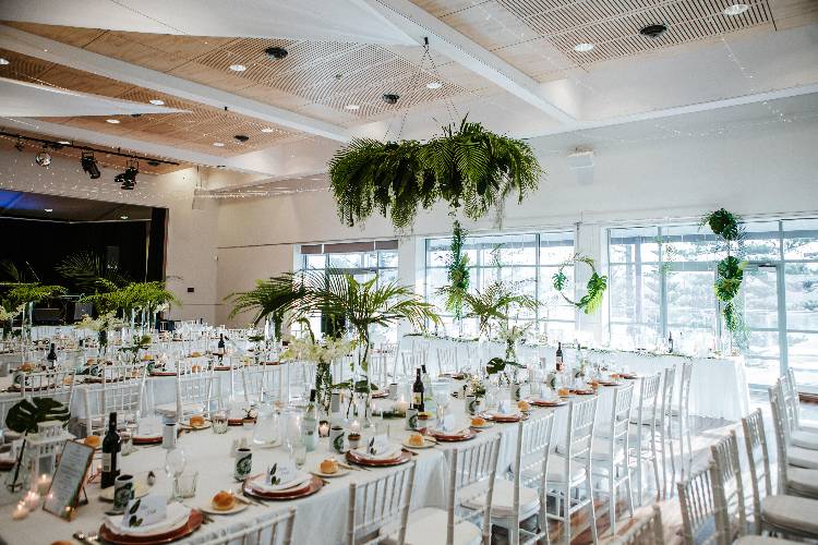 NSW reception venue with large beach-facing windows - The Pavilion