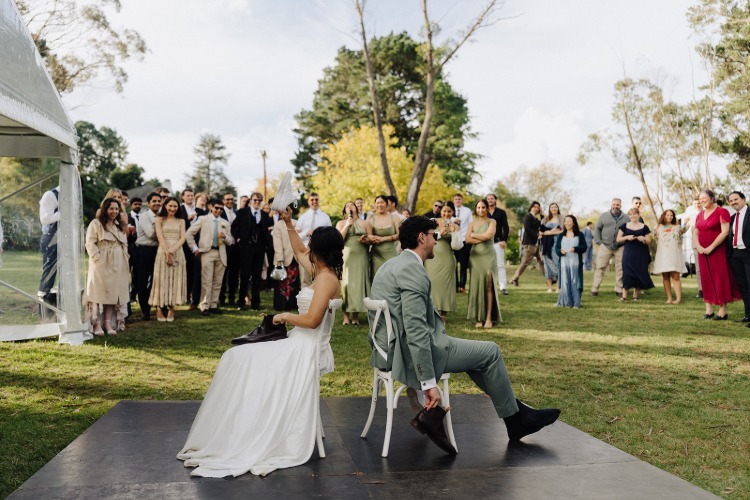 Outdoor reception venue Leura