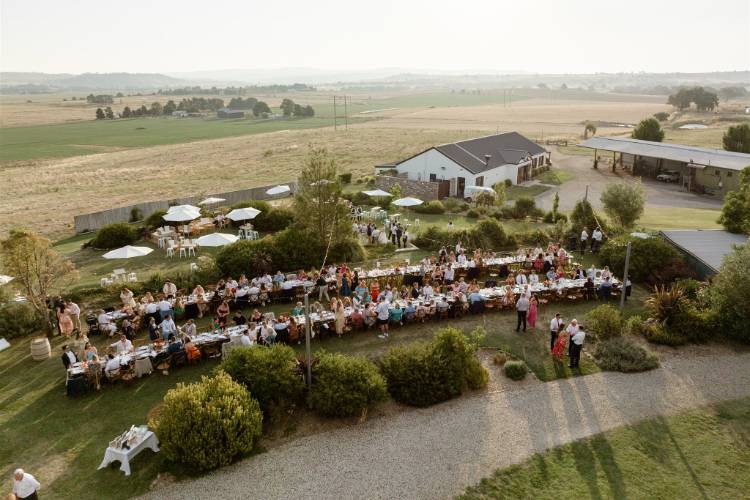 Outdoor wedding venue in Bathurst