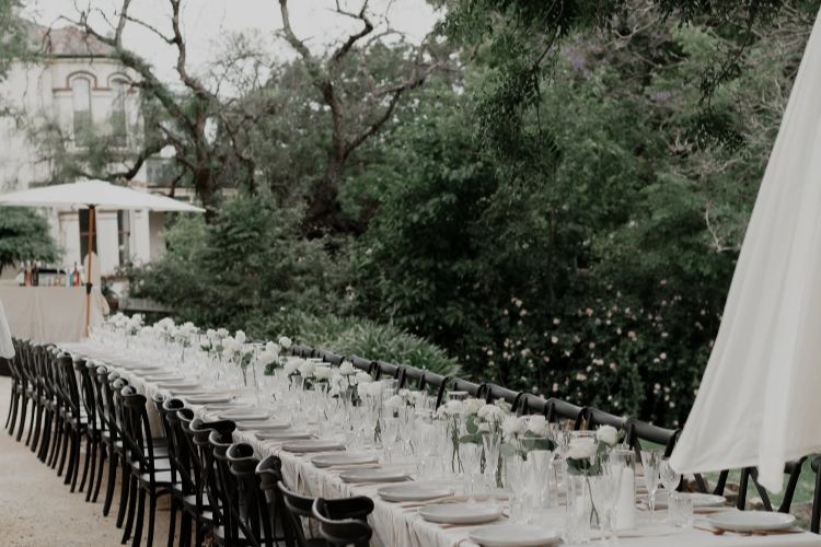 Outdoor wedding with BYO styling at Lords Estate in Western Sydney