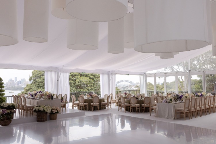 Pop up reception venue Mosman NSW