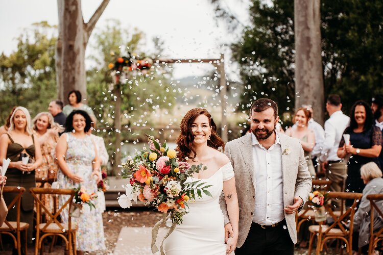 Rach Martin Bright Colourful Wedding Photography