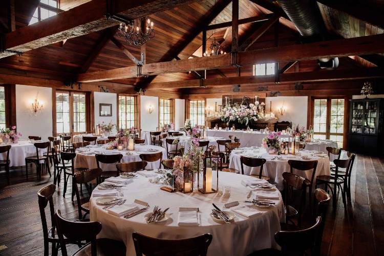 Restaurant wedding venue at historic Pokolbin location The Convent