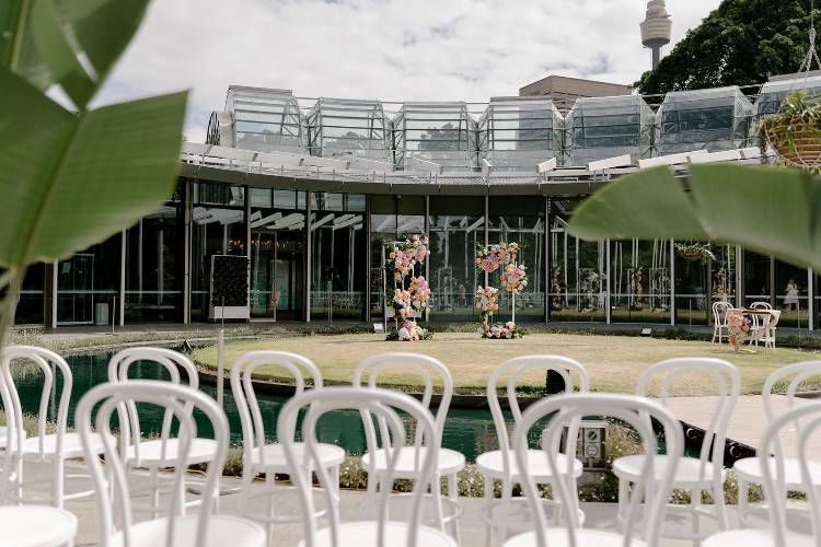 Royal Botanic Gardens Sydney wedding at The Calyx