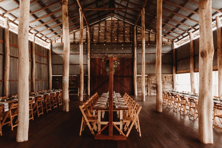Rustic barn wedding venue Greenvalley