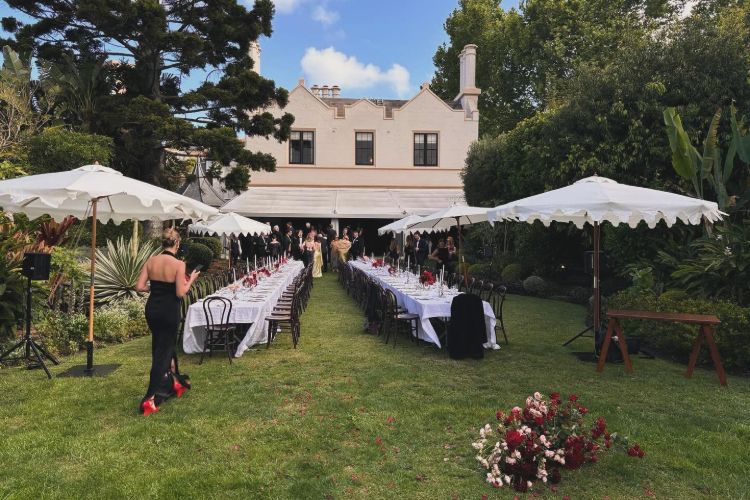 Rustic outdoor venue Lindesay House
