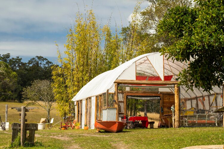 Rustic wedding venue Footprints Farm