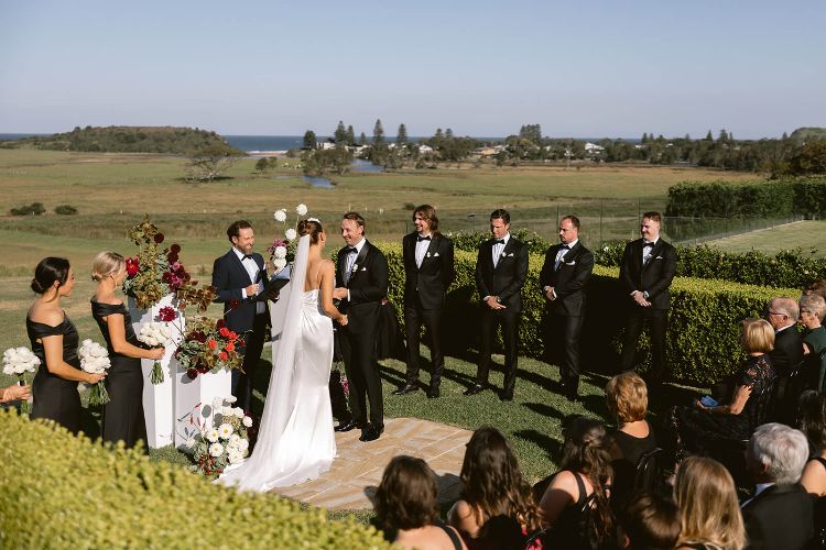 Seacliff House Ocean View Ceremony Garden