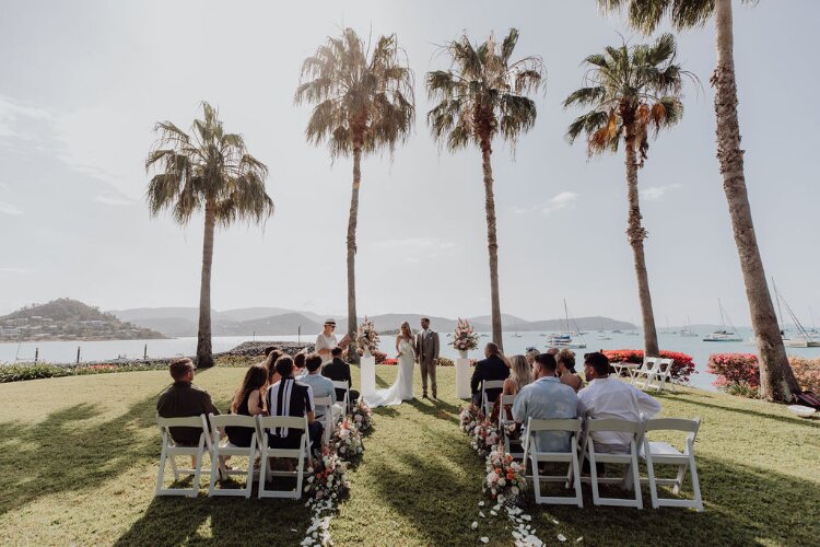 Seaside wedding venue Mirage Whitsundays