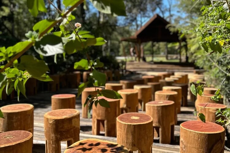 Small outdoor wedding venue near Hunter Valley