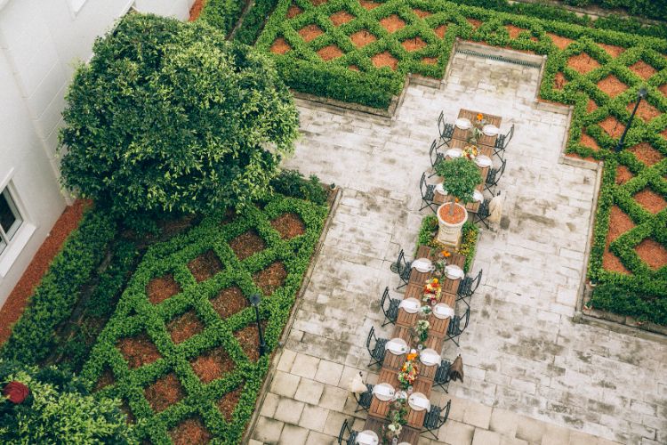 Small wedding in private courtyard at Intercontinental Double Bay