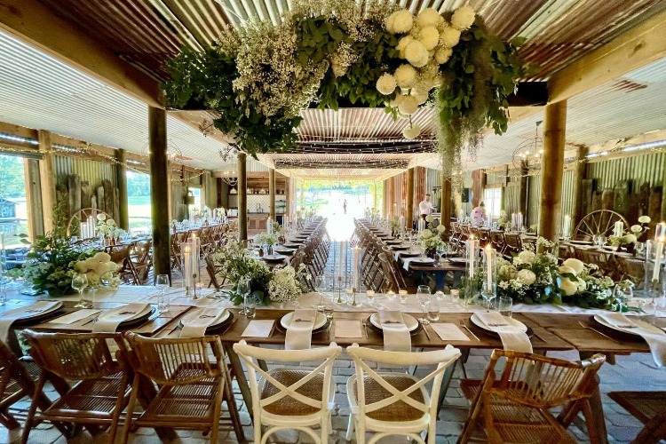 Rustic wedding venue in stables at Somersby on the Central Coast NSW