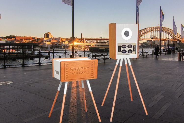 Sydney photobooth hire specialists Snappy Booths on Sydney Harbour