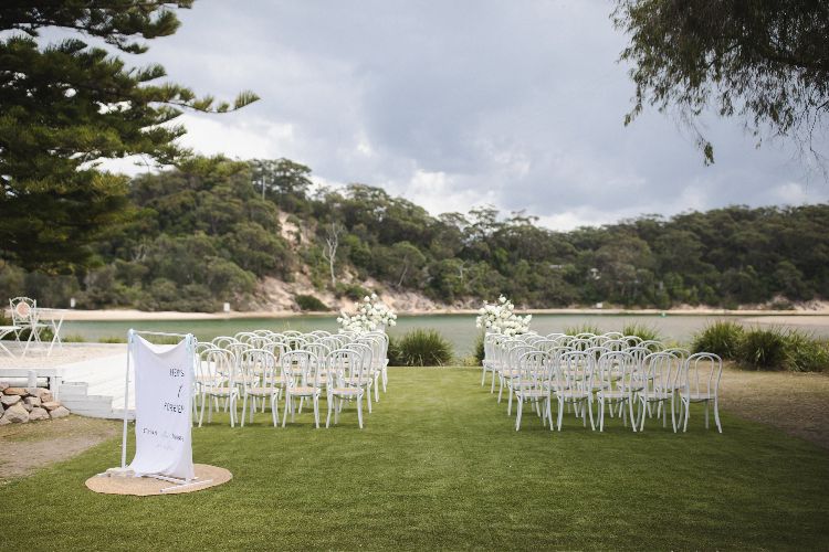 The Cove beachside ceremony garden