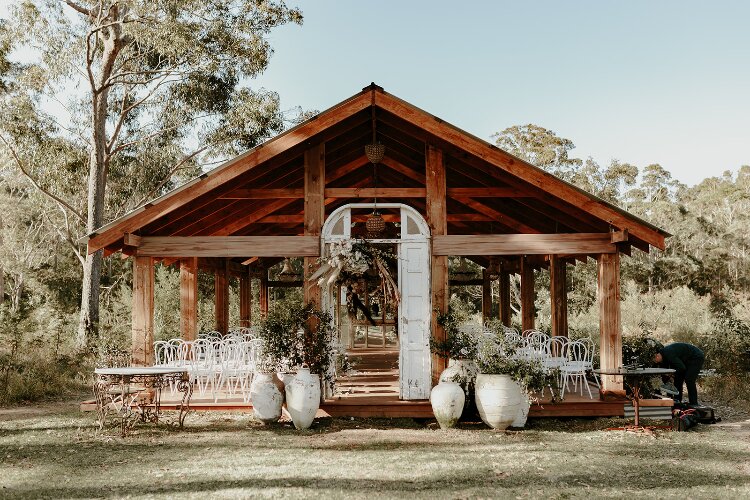 Unique wedding chapel at The Woods Farm