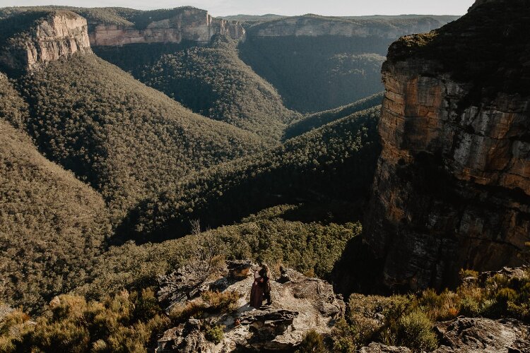 Walls Lookout Blue Mountains wedding photo location